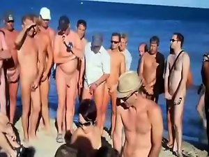 Voyeur..Swingers At A Seaside With Many Onlookers #1