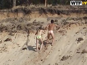 Dude bangs his sexy girlfried so exactly outdoor