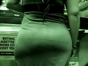 Wide a-hole nasty a-hole mamma in unyielding costume upskirt