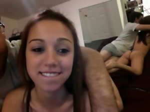 Welcomed black haired accepts BFs pecker