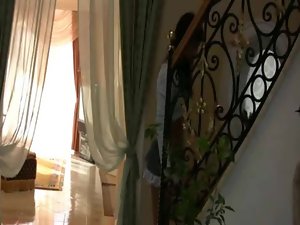 Young lady dominant-bitch exposes whore